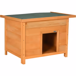 Description générale Cette superbe niche chenil en bois massif de pin sur pied permettra à votre chien de s'abriter de la plu ...