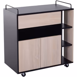 Description générale Ce chariot desserte est conçu pour maximiser l'espace de rangement dans votre cuisine. Avec un design él ...