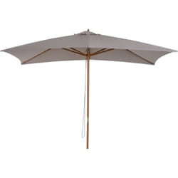 Outsunny - Parasol droit rectangulaire de jardin grande taille dim. 3L x 2l x 2,5H m gris