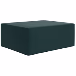 Housse de protection mobilier de jardin bâche étanche dim. 235L x 19l x 09H m polyéthylène haute densité anti-UV vert foncé