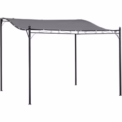 Cette splendide pergola auvent de jardin sera un nouvel atout charme de votre jardin et constituera un abri et protection con ...