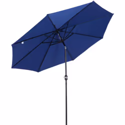 Ce modèle de parasol en métal est grand et robuste pour une protection optimale contre le soleil. Avec la montée des températ ...