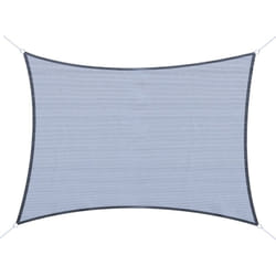 Outsunny - Voile d'ombrage rectangulaire anti-UV hdpe 4L x 3l m gris