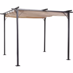 Cette magnifique pergola vous permettra de passer d'agréables moments à l'extérieur tout en étant protégé du soleil ou au con ...