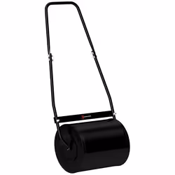 Rouleau à gazon jardin en acier avec poignée dim. 50L x 32l x 108H cm lestage max. 30 L noir