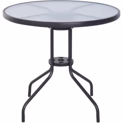 Apportez une touche d'élégance à votre intérieur ou extérieur avec cette superbe table bistro ronde dim. Ø 80 x 72H cm. En ac ...