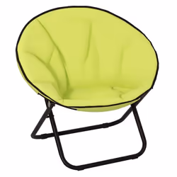 Outsunny - fauteuil design - Métal - 80x80x75cm - Jaune