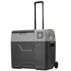 HOMCOM - glaciaire - Plastique - 58.6x37.8x54.5cm - Gris