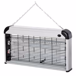 Outsunny Lampe UV anti-insectes anti moustique tue mouche électrique destructeur d'insectes 30 W noir gris