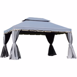 Cette magnifique tonnelle style colonial pourrait vous offrir de l'ombre ou vous le souhaitez ! C'est est un barnum de jardin ...