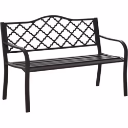 Ce superbe banc de jardin style rural chic sublimera votre jardin ou terrasse grâce à son design épuré et ses belles lignes. ...