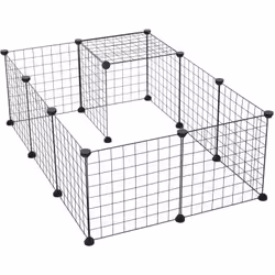 Description générale Cette cage pour animaux domestiques est l'accessoire idéal pour permettre à vos petits compagnons de s'a ...