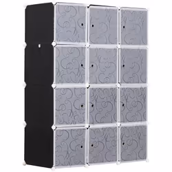 Description : Montez une armoire selon vos envies ou en fonction de l'espace dont vous disposez. Grâce à ce kit composé de 12 ...