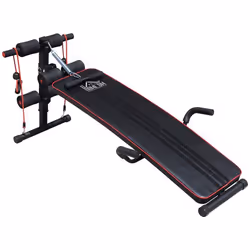 HOMCOM - banc de musculation - Acier - 1375x555x68cm - Noir