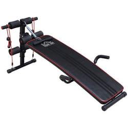 HOMCOM - banc de musculation - Acier - 1375x555x68cm - Noir