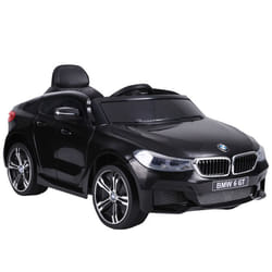 Voiture électrique - HOMCOM - enfant 6 V 3 km/h effets sonores lumineux télécommande - PP - BMW 6 GT - noir