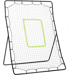 Filet de rebond de football 123L x 90l x 174H cm cible et sardines de fixation fournies noir vert