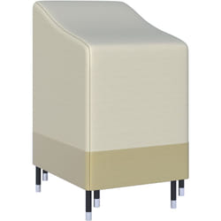 Outsunny - Housse de protection chaises de jardin empilables bâche étanche 70L x 90l x 115H cm oxford haute densité 600D beige café