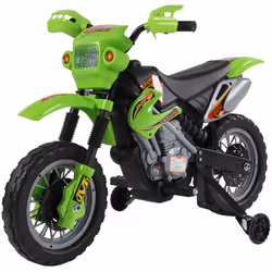 Cette jolie petite moto cross électrique pour enfants de 3 à 6 ans sera idéale pour apprendre à faire de la moto en toute séc ...
