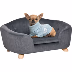 Description générale Ce magnifique lit canapé chien ou chat design scandinave ajoutera une touche d'originalité et de raffine ...