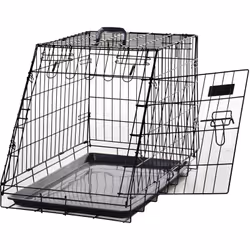 Description générale Protégez votre animal de compagnie et l'intérieur de votre véhicule avec notre cage de transport pour ch ...