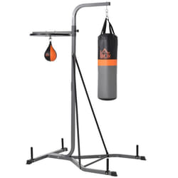 HOMCOM - station de boxe - Acier - 115x157x221cm - Noir