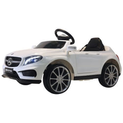 Voiture véhicule électrique enfants 6 V 15 W V. max. 7 Km/h télécommande effets sonores + lumineux blanc Mercedes GLA AMG