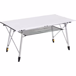 Description générale Cette table de camping pliante en aluminium est idéale pour accueillir jusqu'à 6 personnes confortableme ...