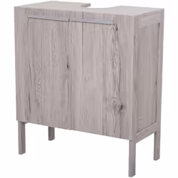 Ce splendide meuble vasque de salle de bain style contemporain avec placard 2 portes (doté d'une étagère) ajoutera une touche ...