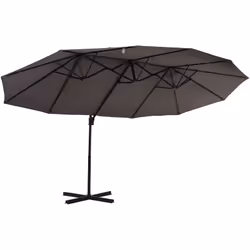 Description générale Cet élégant parasol déporté grande taille est idéal pour profiter de votre extérieur entre amis ou en fa ...