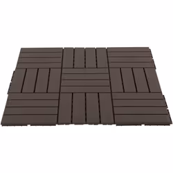 Description générale Ces caillebotis en composite plastique imitation bois donneront un nouveau style à votre terrasse ou bal ...