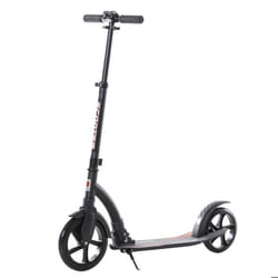 Trottinette pliable pour adulte enfant à partir 14 ans 92,5 x 37,5 x 87-101,5 cm hauteur guidon réglable alu noir