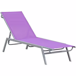 Ce superbe bain de soleil transat design contemporain avec sublimes lignes rectilignes s'intègrera parfaitement dans votre ja ...