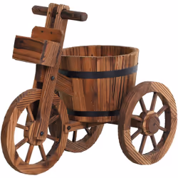 Ce magnifique porte plantes tricycle vous permettra de mettre en valeur vos fleurs et de décorer avec élégance votre balcon,  ...