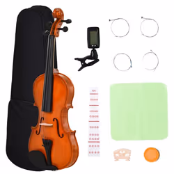 HOMCOM - violon - Bois - 58x21x7cm - Marron