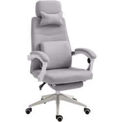 Description générale Ce magnifique fauteuil de bureau manager avec repose-pied pliable est à la fois confortable et ergonomiq ...