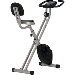 Homcom - Vélo d'appartement pliable 8 niveaux de résistance magnétique selle réglable dossier écran lcd multifonction capteur fréquence cardiaque gris