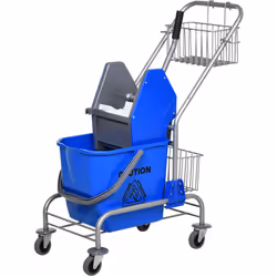 Description générale Ce chariot de nettoyage sur roulettes est conçu pour simplifier vos tâches ménagères. Grâce à son essore ...