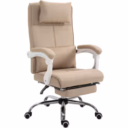 Description générale Ce splendide fauteuil de bureau manager avec repose-pied pliable est à la fois confortable et ergonomiqu ...