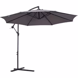 Description générale Cet élégant parasol déporté est idéal pour profiter entre amis ou en famille de votre extérieur. Composé ...