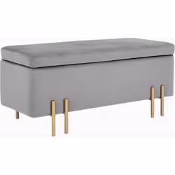 Description générale Ce banc de rangement moderne apportera une touche de luxe à votre maison avec son design élégant et sobr ...