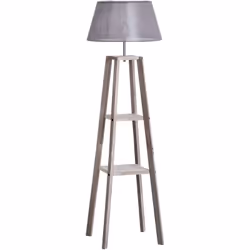 Description générale Ce lampadaire HOMCOM est bien plus qu'une simple source de lumière : il intègre également une étagère de ...