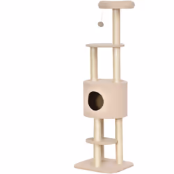 Répondez aux instincts naturels de votre chat en toute sécurité avec cet arbre à chat de PawHut ! Ce centre multi-activités d ...