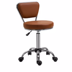 HOMCOM Tabouret de Massage Vintage Tabouret de Travail pivotant 360° Hauteur Assise réglable 49-64 cm