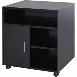 Optimisez l'organisation de vos affaires de bureau à la maison ou au travail avec ce superbe support à imprimante sur roulett ...