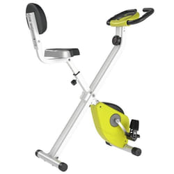 HOMCOM - vélo dappartement - Acier - 43x97x109cm - Jaune