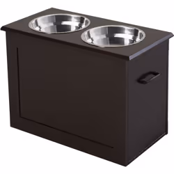 Description générale Améliorez la posture et la digestion de votre chien avec ce porte-gamelles surélevé. Conçu avec 2 gamell ...
