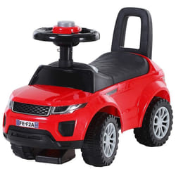 Porteur enfants voiture 12-36 mois coffre klaxon rouge