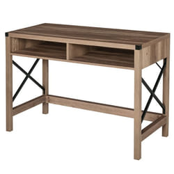 HOMCOM - bureau - Bois - 110x48x76cm - Marron