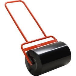 Outsunny - Rouleau à gazon jardin en acier avec poignée dim. 59L x 32l x 107H cm lestage max. 38 l rouge noir